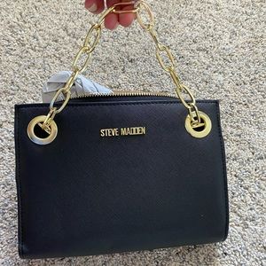 STEVE MADDEN CROSSBODY PURSE BLACK